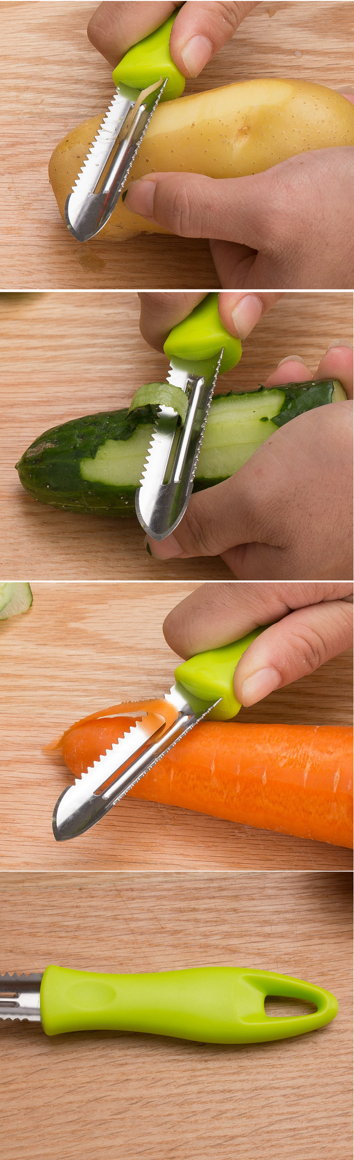 Peeler Dual-purpose Peeler Fruit Vegetable Potato Peeler Kitchenware Household Paring Knife Multi-purpose Stainless Steel Scales Scraper