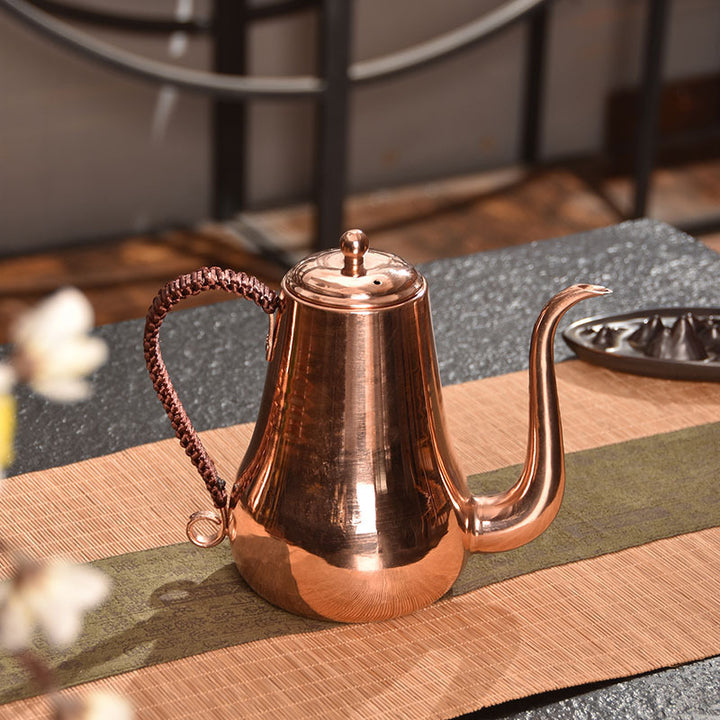 Boutique Hand Beat Coffee Brewing Copper Pot