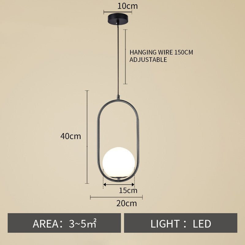 Amerikanische Retro Moderne Bar Schlafzimmer Nachttischlampe