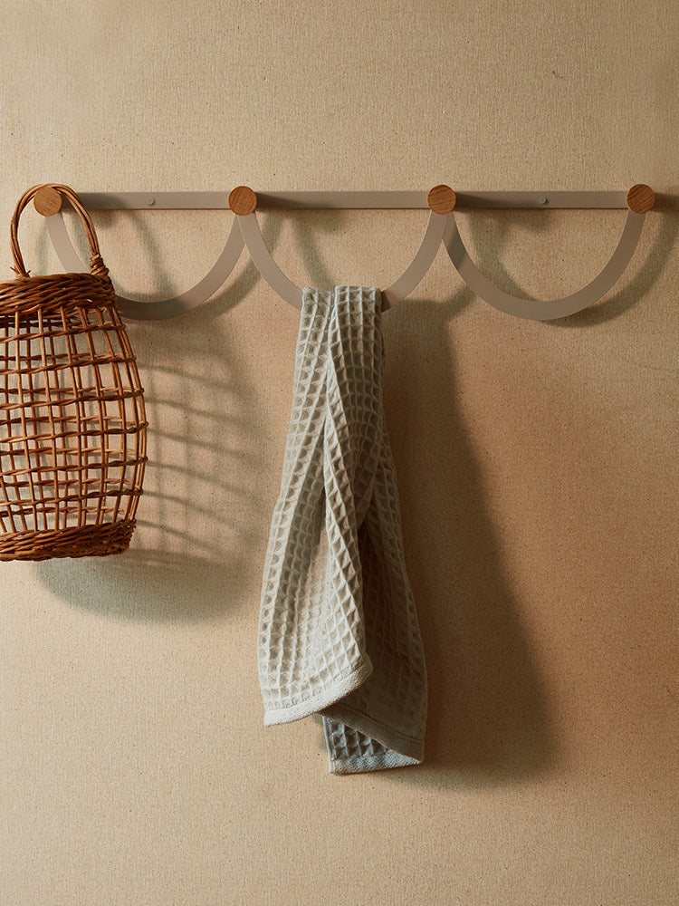 Qizhi Coat Rack Wall Perforated Coat Hook Household