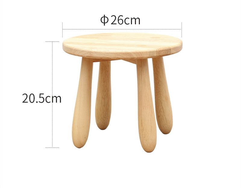 Solid Wood Low Stool Home Small  Creative