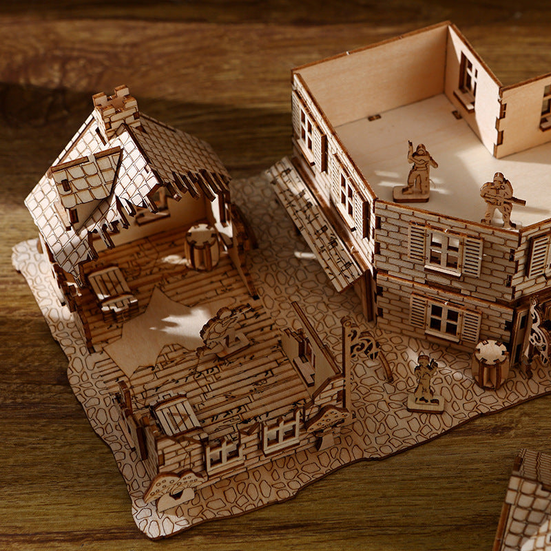 War Series Wooden Three-dimensional Puzzle Toys