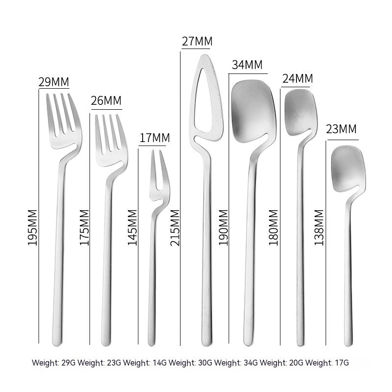 304 Stainless Steel Tableware Knife And Fork Stirring Spoon