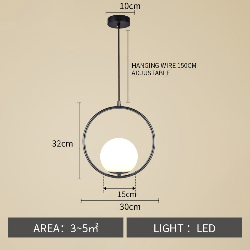 Amerikanische Retro Moderne Bar Schlafzimmer Nachttischlampe