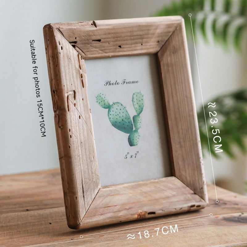 Wooden Frame, Solid Wood Table, Picture Frame, Table Decoration