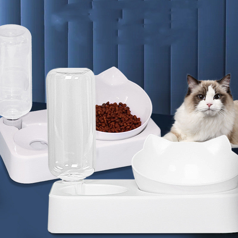 Anti Overturning Of Dog And Cat Food Bowls