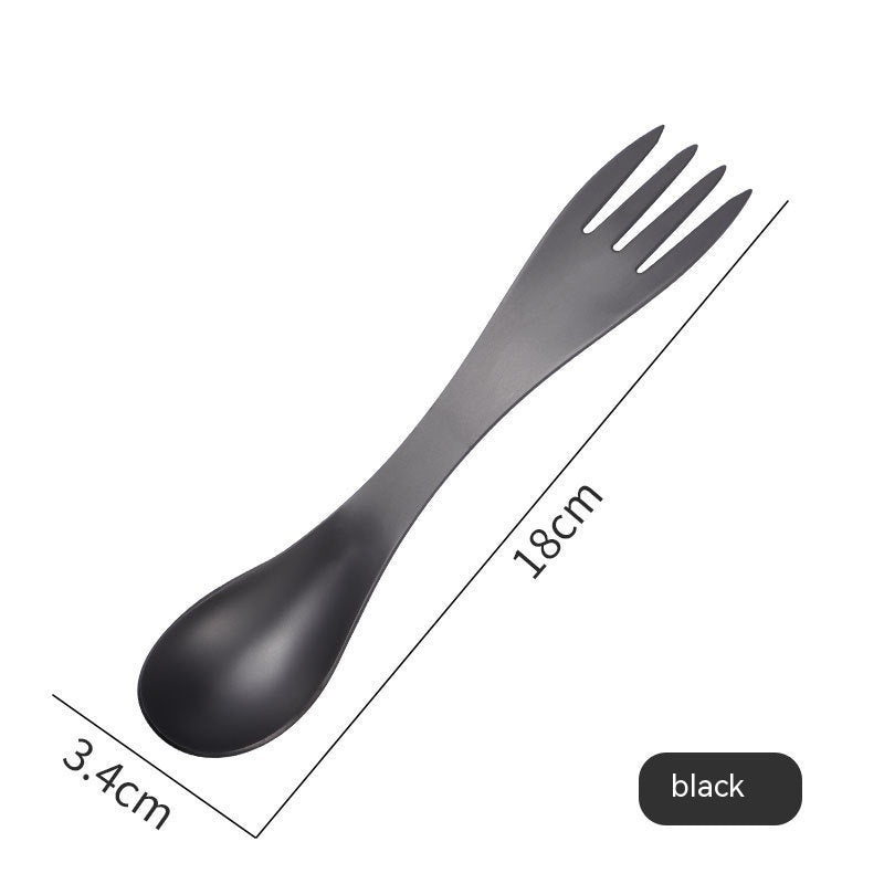 Multifunctional Creative 304 Stainless Steel Child's Spoon And Fork