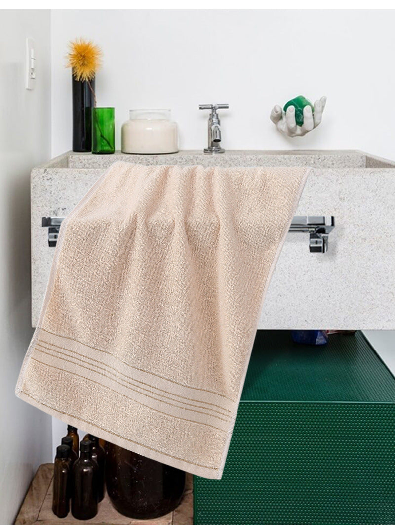 Serviette en coton épais absorbante pour le lavage du visage, serviette cadeau brodée