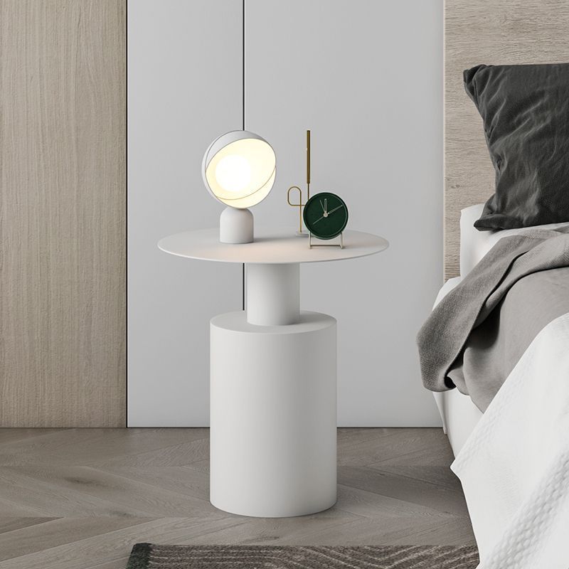 Nordic Style Modern Simple Bedside Table Bedroom Round Small Table