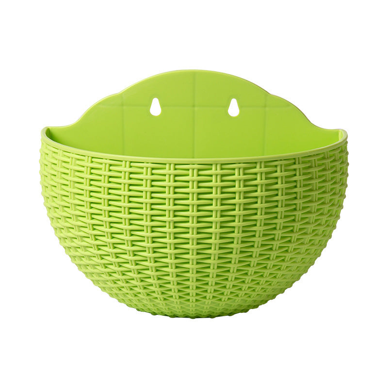 Basket Balcony Lazy Flower Pot Wall Hanging Hydroponics