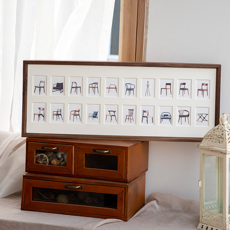 Solid Wood Simple Photo Frame Wall