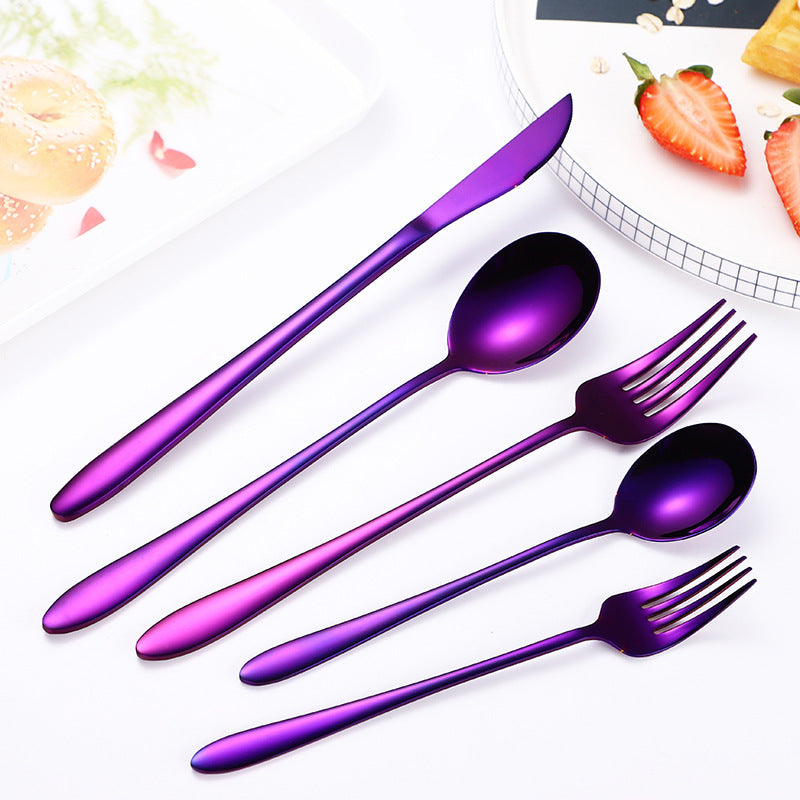 304 Stainless Steel Knife Fork And Spoon Set