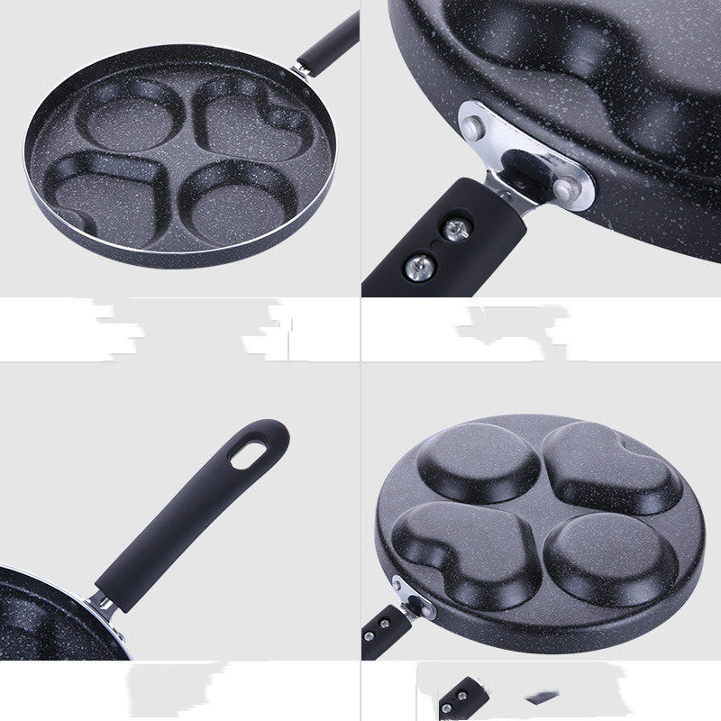 Four-hole Non-stick Frying Mini Egg Dumpling Pan