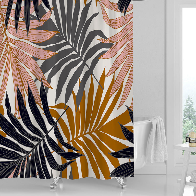 Printed Shower Curtain Waterproof Polyester Shower Curtain