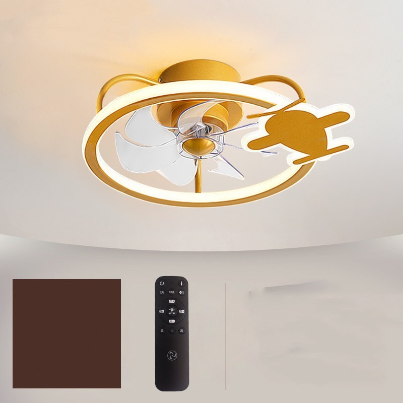 Nordic Einfache Haushalt Elektrische Fan Kronleuchter Kinder Fan Lampe Schlafzimmer Decke Fan Lampe