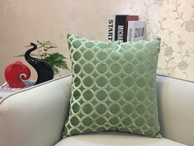 Home Decorative Sofa Throw Pillows Flannel Cushion Cover