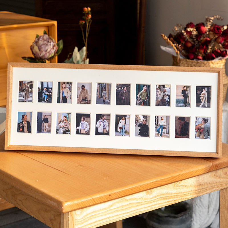 Solid Wood Simple Photo Frame Wall