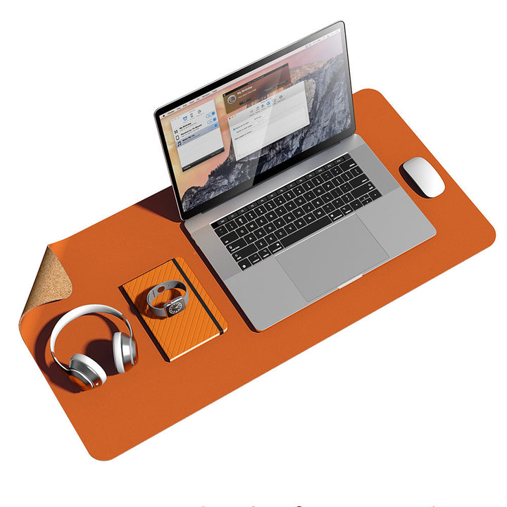 Leather desk pad protective cover, mouse pad, office desk mat, non-slip PU leather desktop drying board, laptop desk pad, waterproof desktop writing mat, suitable for office and home