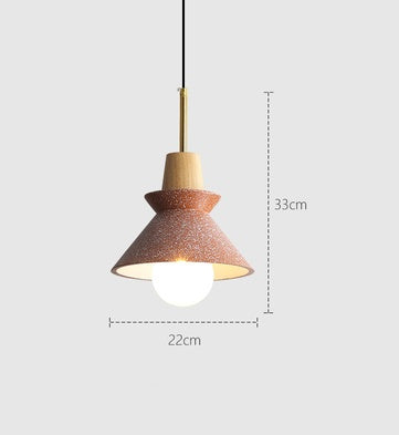 Lustre de chevet de chambre minimaliste danois petit lustre créatif moderne