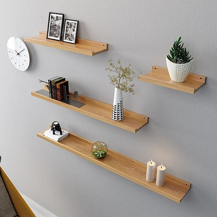 One Word Board Shelf Living Room Partition Wall Hanging