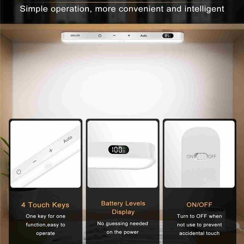 Motion Sensor Cabinet Light Battery Display Screen