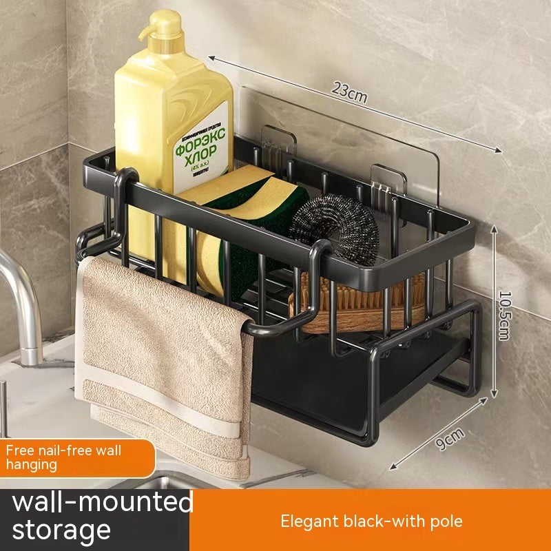 Punch-free Wall-mounted Storage Rack