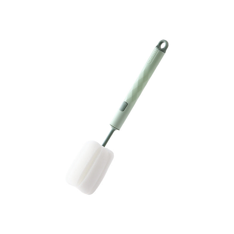 Detachable Cleaning Long Handle Sponge Cup Brush