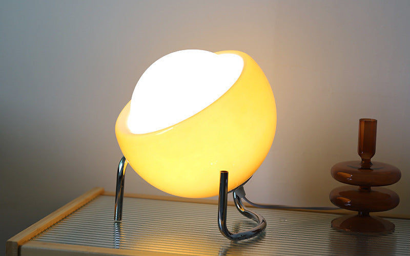 Japanische Bauhaus Antike Tisch Lampe Schlafzimmer Nacht Glas Kreative