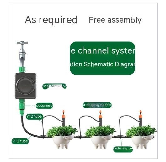 Automatic Watering Device Timing Household Water Valve Mobile Phone Remote Control Garden Plant Irrigation