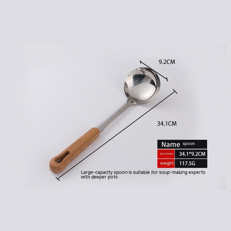 Stainless Steel Spatula And Soup Spoon Kitchen Utensils