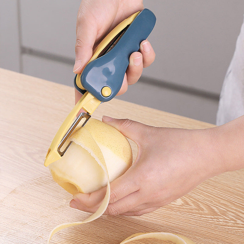 Éplucheur de pommes en acier inoxydable, couteau à fruits, couteau d'office multifonction, éplucheur de pommes de terre de cuisine, éplucheur et grattoir