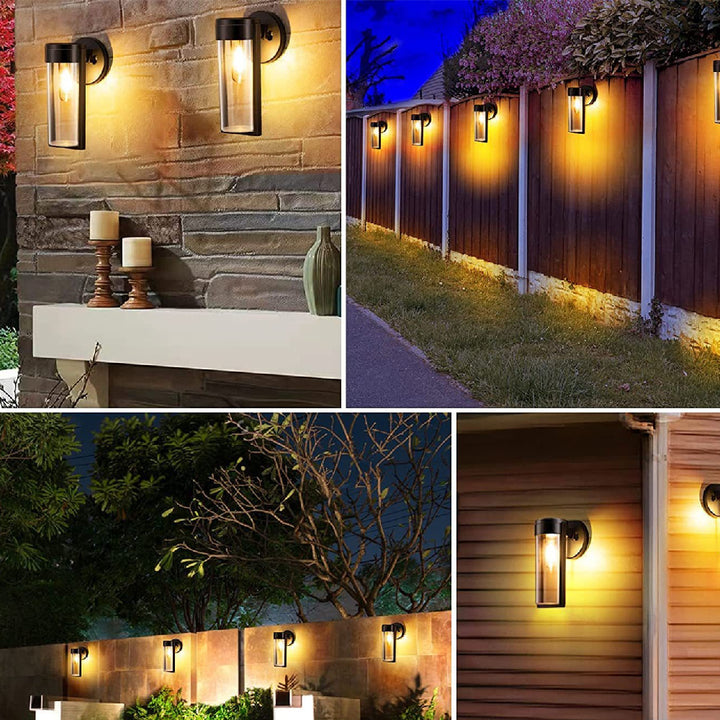 Outdoor Solar Lamp Outdoor Tungsten Wire Wall Lamp Courtyard Waterproof