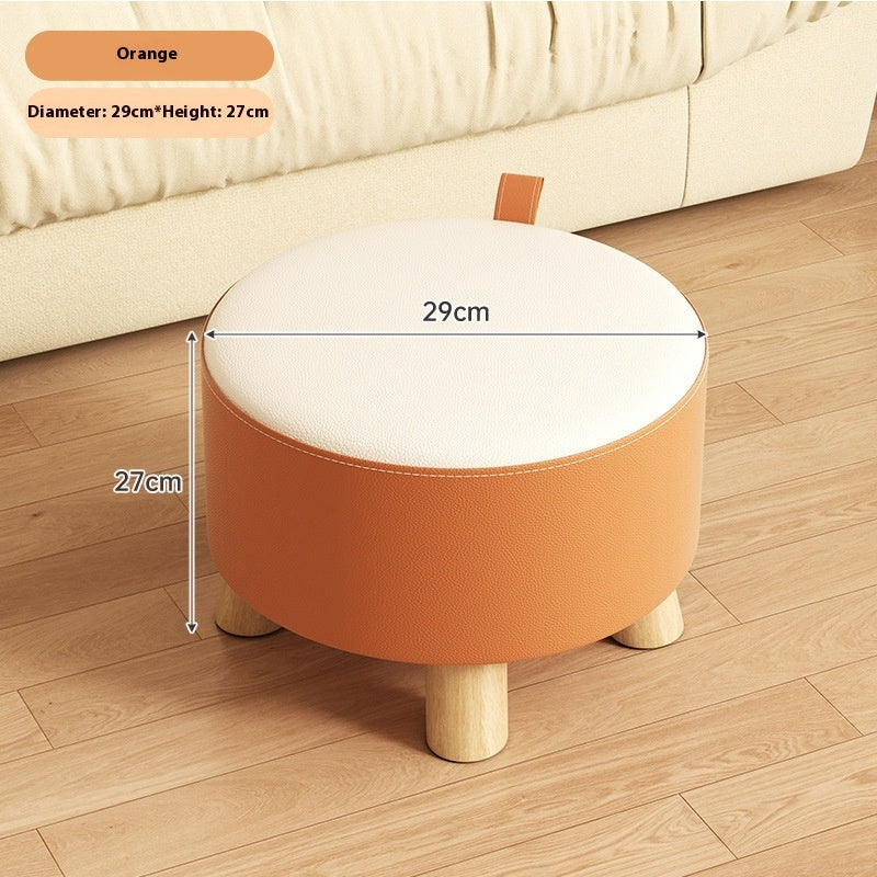 Small Stool Household Low Stool Doorway Shoe Wearing Stool Living Room Coffee