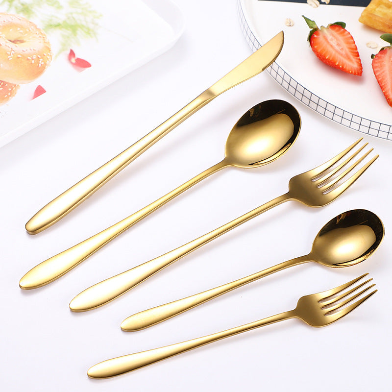 304 Stainless Steel Knife Fork And Spoon Set