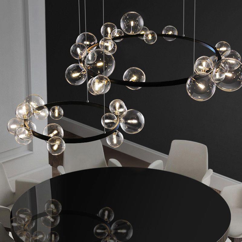 Schlafzimmer Licht Esszimmer Glas Ball Kronleuchter