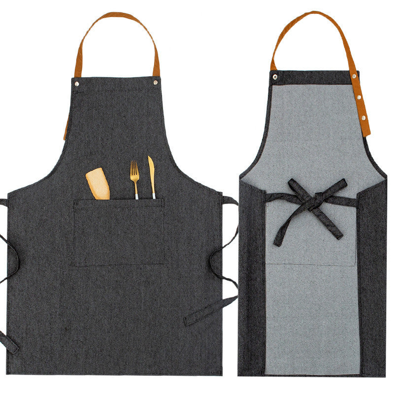 Tablier de cuisine imperméable et résistant à l'huile pour restaurant et supermarché