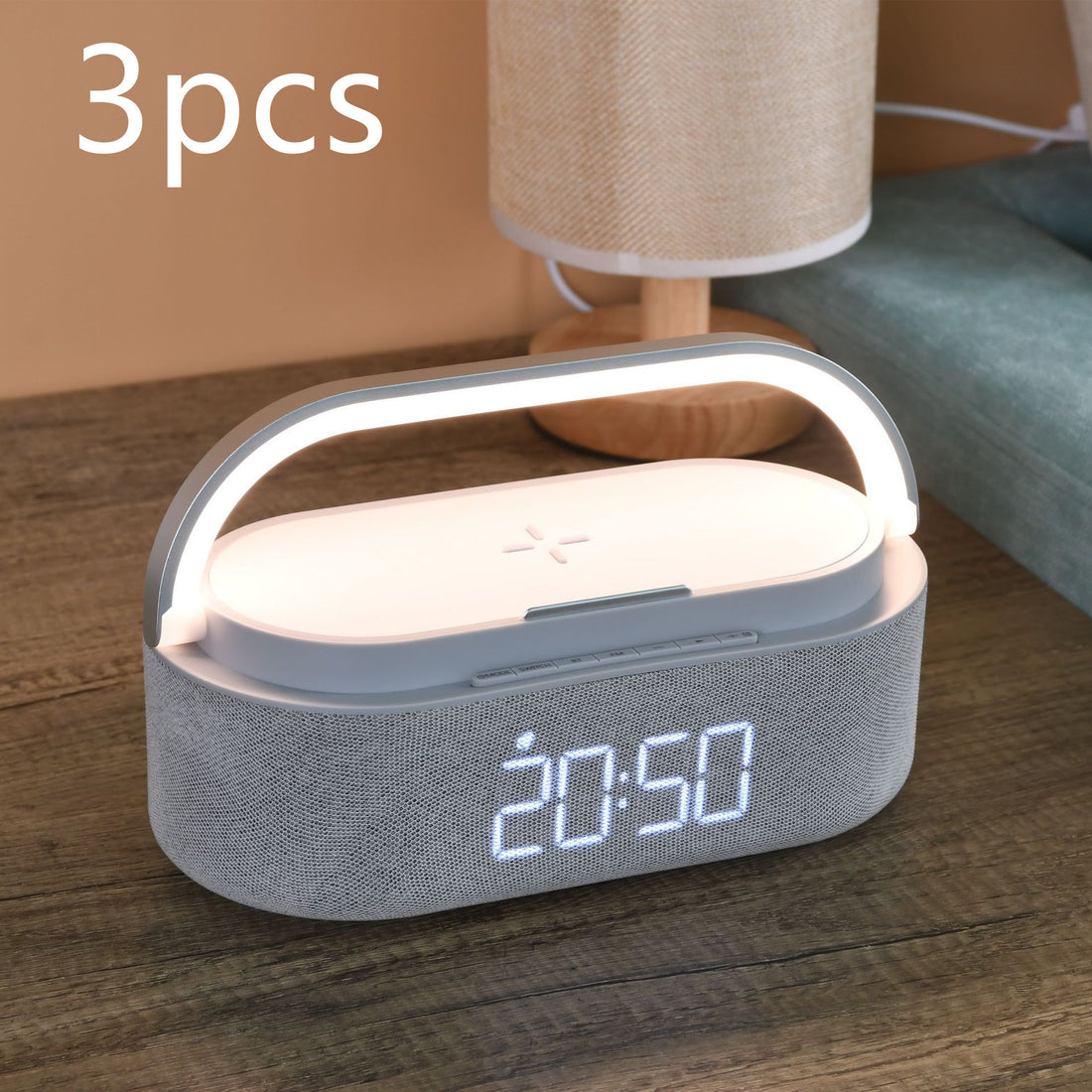 Multi-function 15W Fast Charging Wireless Charger Clock