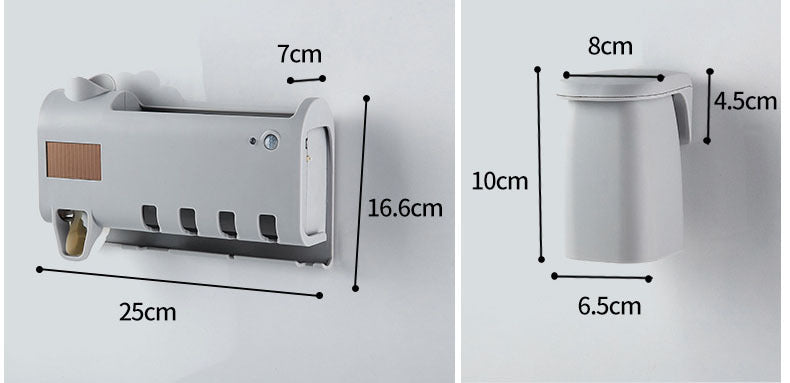 Intelligent Disinfection Wall-mounted Toothbrush Holder