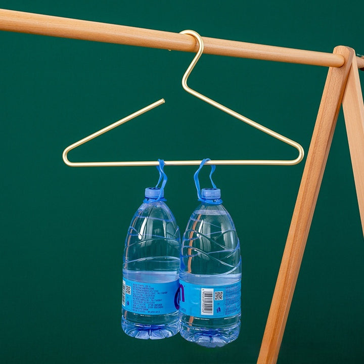 Solid Thickened Aluminum Coat Hanger For Household Use