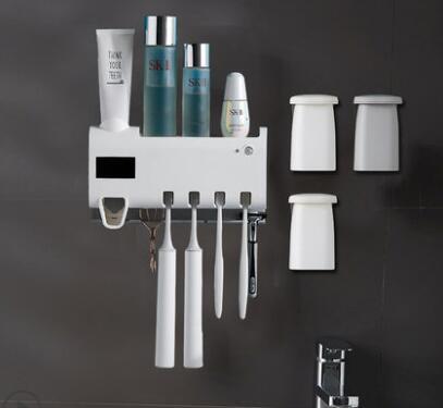 Intelligent Disinfection Wall-mounted Toothbrush Holder