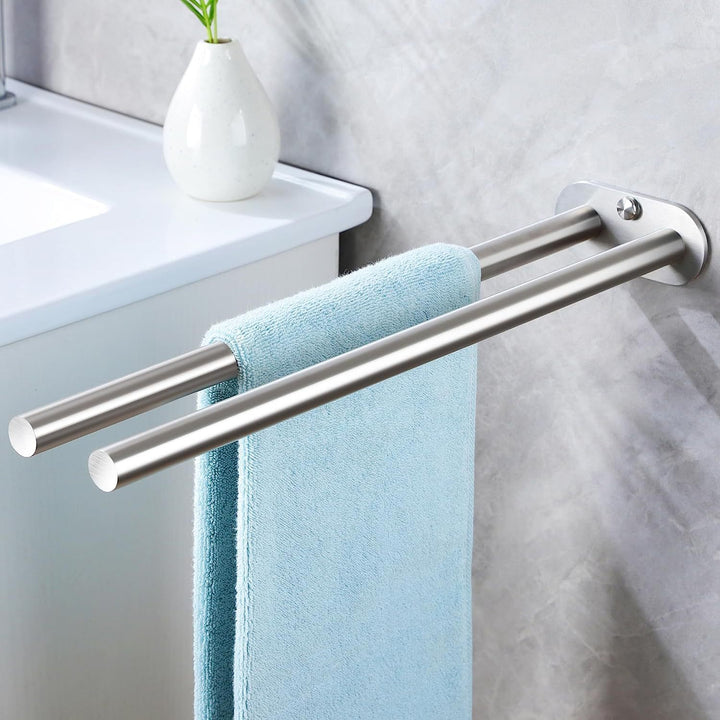 304 Stainless Steel Towel Bar Punch-free Storage