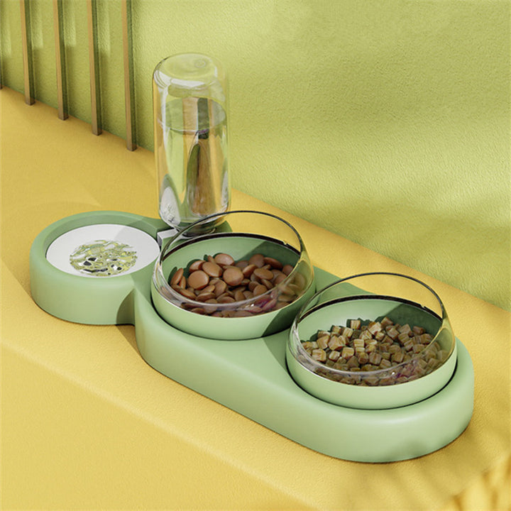 Pet Neck-guard Feeder Automatic Drinking Fountain