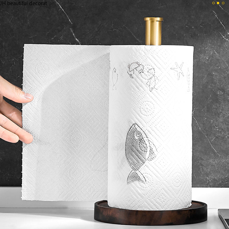 Desktop Vertical Roll Paper Holder Kitchen Paper Blotting Paper Hanging