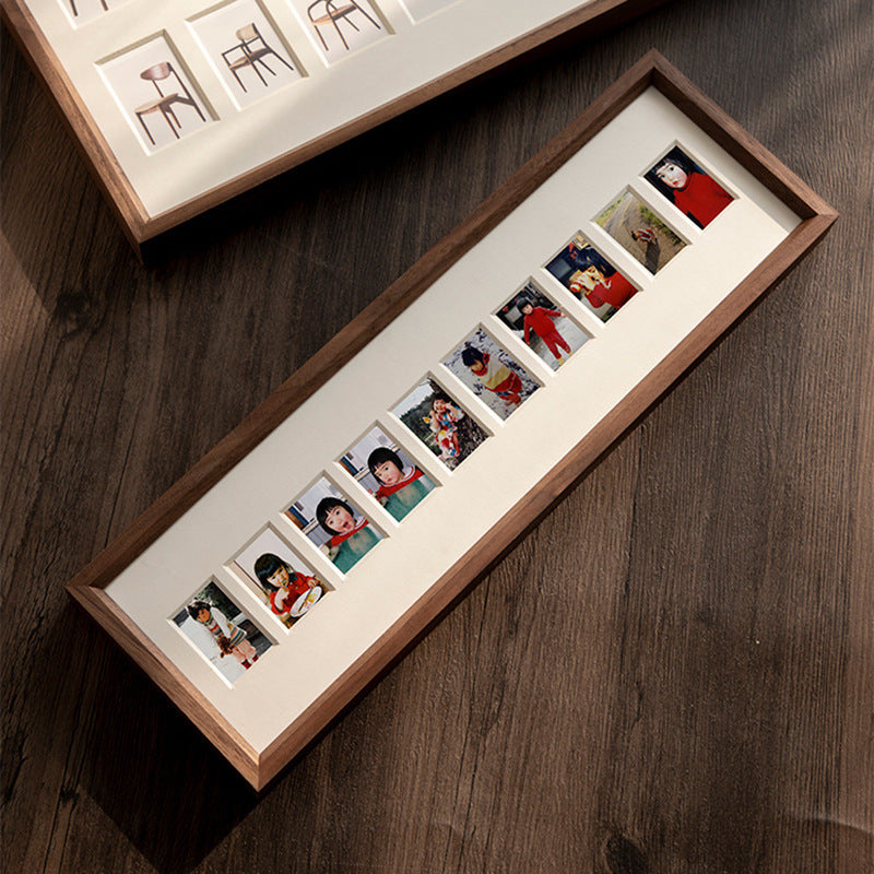 Solid Wood Simple Photo Frame Wall