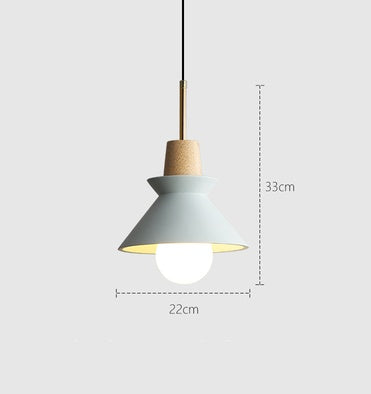 Lustre de chevet de chambre minimaliste danois petit lustre créatif moderne