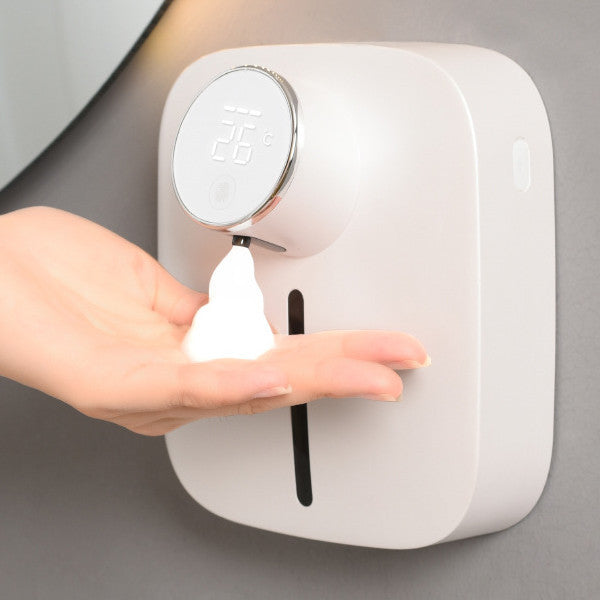 Distributeur de savon mural intelligent à capteur, machine désinfectante pour les mains en mousse