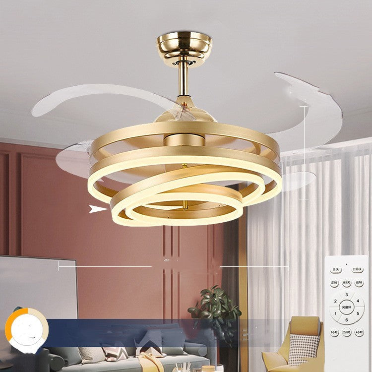 Lampes de salon et de chambre à coucher avec ventilateurs électriques et lustres