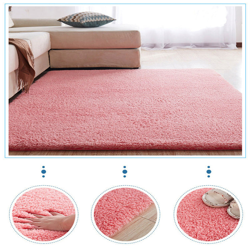 Faux Cashmere Long Wool Carpet Living Room Sofa