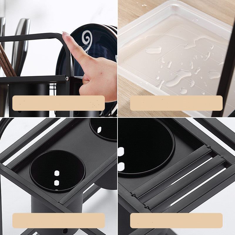 Chopsticks Dish Drain Rack Multifunctional Kitchen Storage Rack