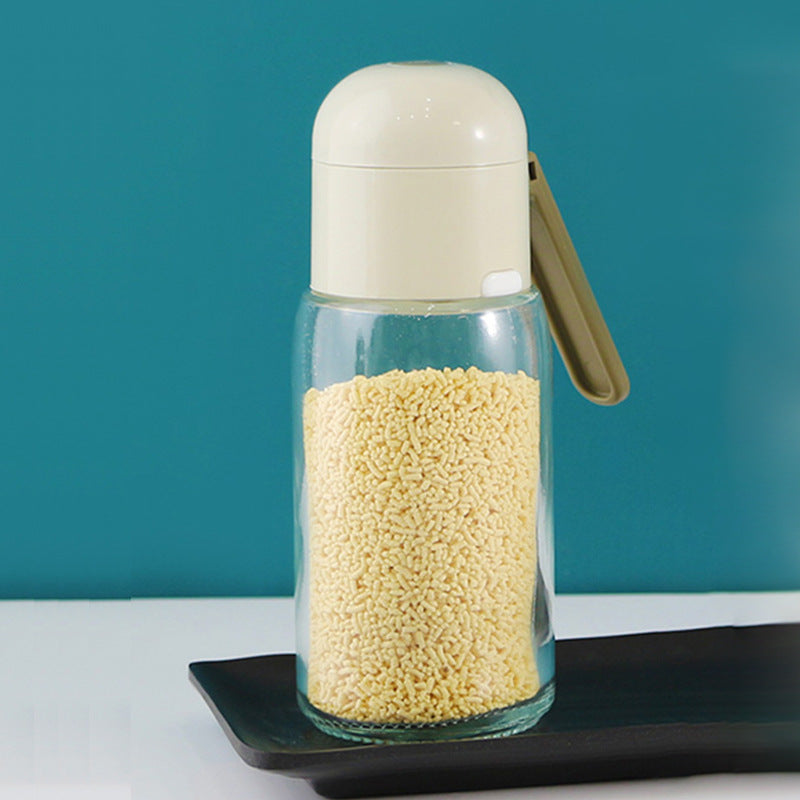 Kitchen Glass Seasoning Salt Control Bottle